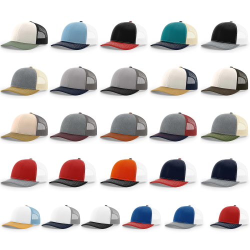 Richardson 112 Classic Trucker Cap – Tri-Tone Richardson 112 Classic Trucker Cap - Tri-Tone