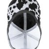 Women's Printed Visor with Mesh Back Cap - JANET