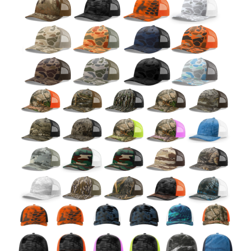 112PFP 112PFP | PRINTED FIVE PANEL TRUCKER