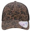 Chocolate Floral/ Black