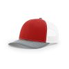 Red/White/Heather Grey