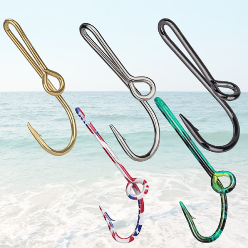 hooks Decorative Fishing Hat Hooks / Tie Clasp