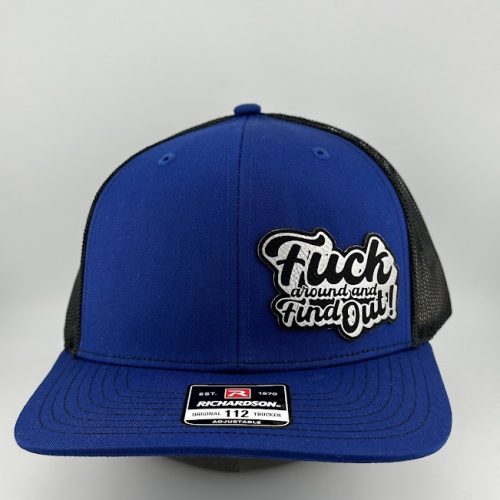 IMG_3637 FAFO F Around and Find Out! (cursive font) Hat v2