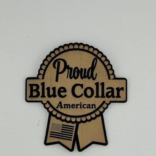 Proud Blue Collar American Medal Hat