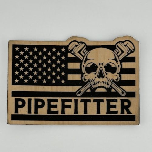 Pipefitter USA flag Hat