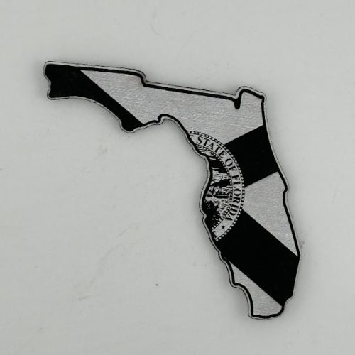 Florida State Cutout with Flag Hat