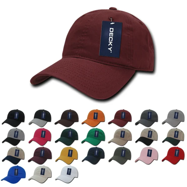 205_decky Decky 205 - Classic Low Profile, Relaxed Cotton Dad Hat