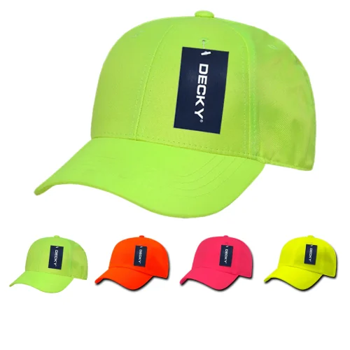 NEon Decky 761 - 6 Panel Low Profile Structured Neon Cap